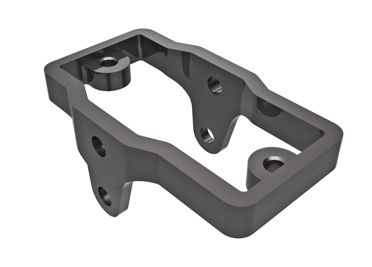 Traxxas 9739-GRAY Servo Mount, 6061-T6 aluminum (dark titanium-anodized) - TRA9739-GRAY