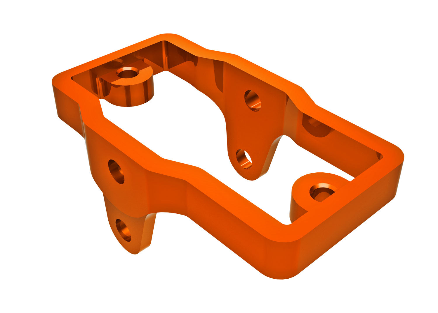 Traxxas 9739-ORNG Servo Mount, 6061-T6 aluminum (orange-anodized) - TRA9739-ORNG