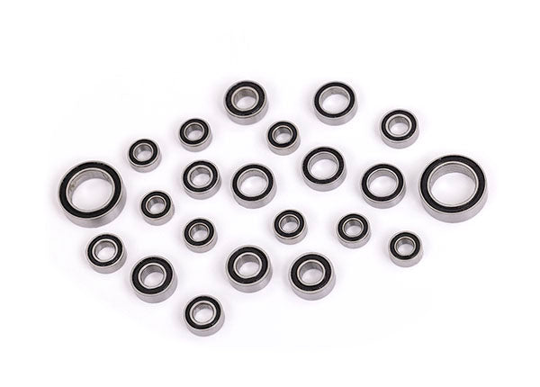 Traxxas 9745X Ball bearing set, black rubber sealed, Complete (3x6x2.5mm (8), 5x8x2.5mm (4), 4x8x3mm (4), 8x12x3.5mm (2), 3.5x7x2.5mm (4)) - TRA9745X