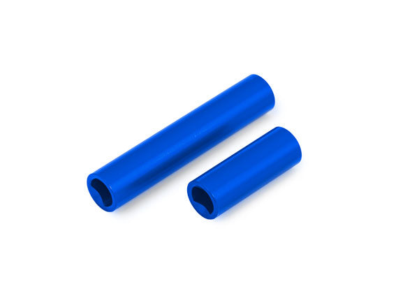 Traxxas 9752-BLUE Driveshafts, center, female, 6061-T6 aluminum (blue-anodized) (Front & Rear) (for use with #9751 metal center driveshafts) - TRA9752-BLUE