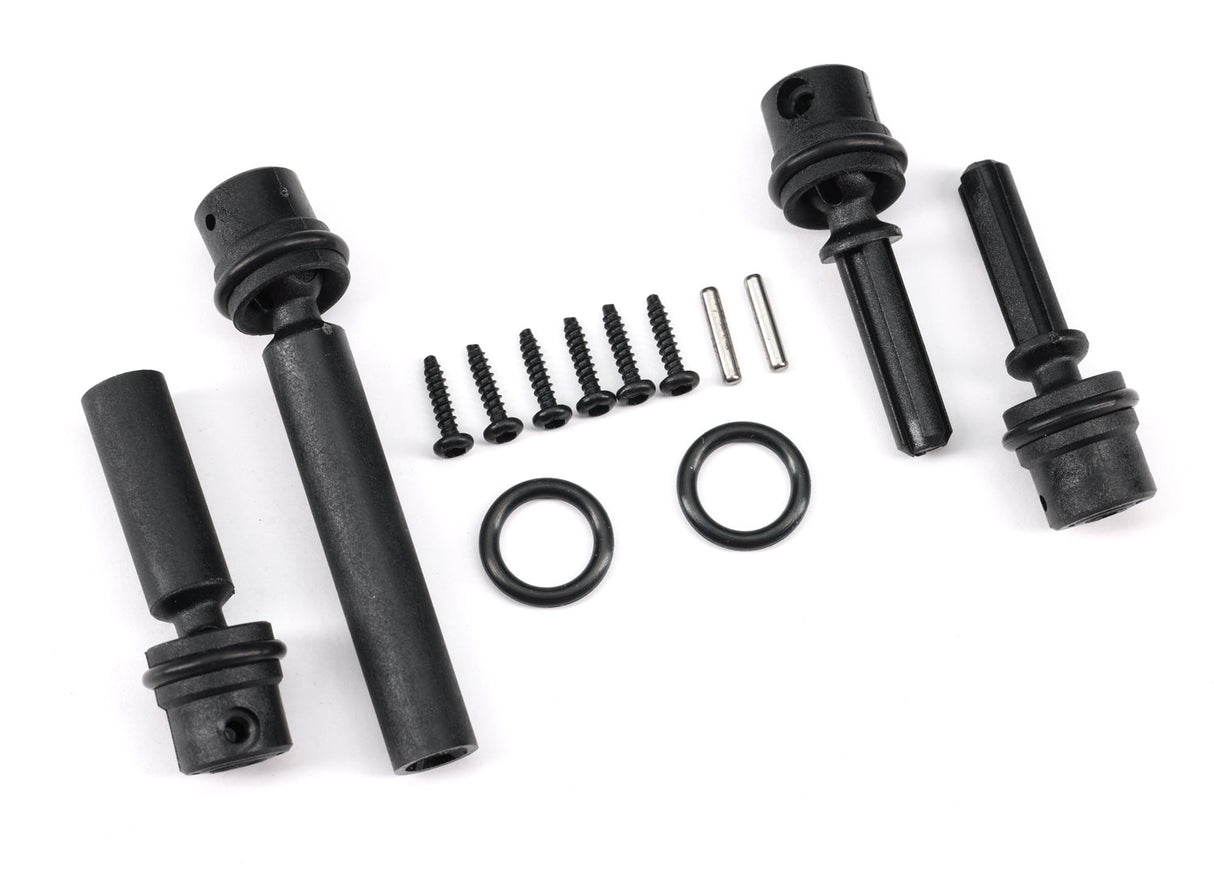 Traxxas 9755 Driveshafts, center, assembled (Front & Rear) - TRA9755