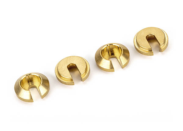 Traxxas 9761A Lower retainer, shock, brass (1 gram each) (4) - TRA9761A