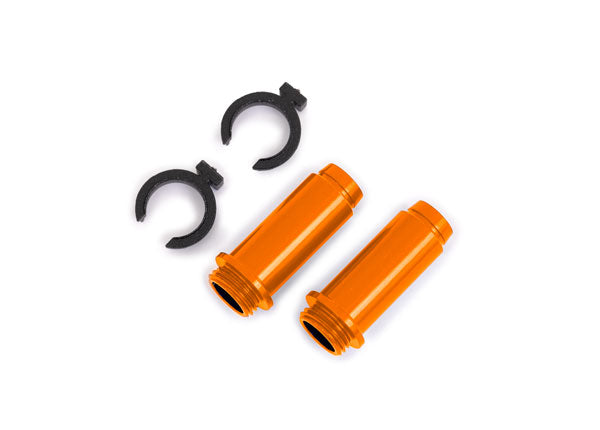 Traxxas 9763-ORNG Body, GTM shock, 6061-T6 aluminum (orange-anodized) (includes spring pre-load spacers) (2) - TRA9763-ORNG