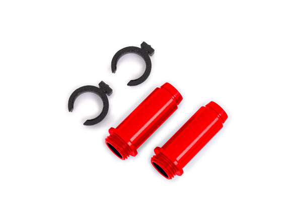Traxxas 9763-RED Body, GTM shock, 6061-T6 aluminum (red-anodized) (includes spring pre-load spacers) (2) - TRA9763-RED