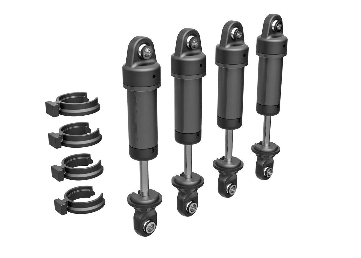 Traxxas 9764-GRAY Shocks, GTM, 6061-T6 aluminum (dark titanium-anodized) (fully assembled w/o Springs) (4) - TRA9764-GRAY