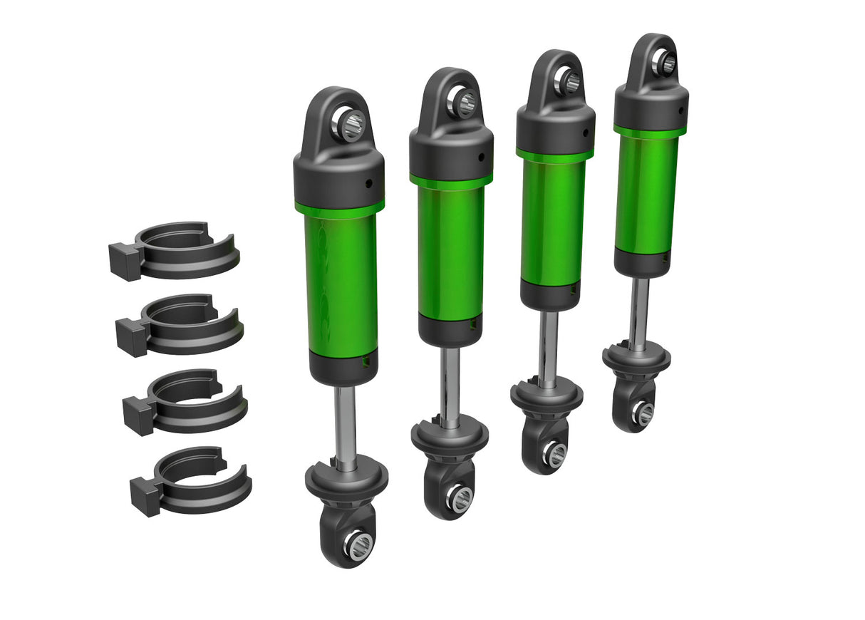 Traxxas 9764-GRN Shocks, GTM, 6061-T6 aluminum (green-anodized) (fully assembled w/o Springs) (4) - TRA9764-GRN