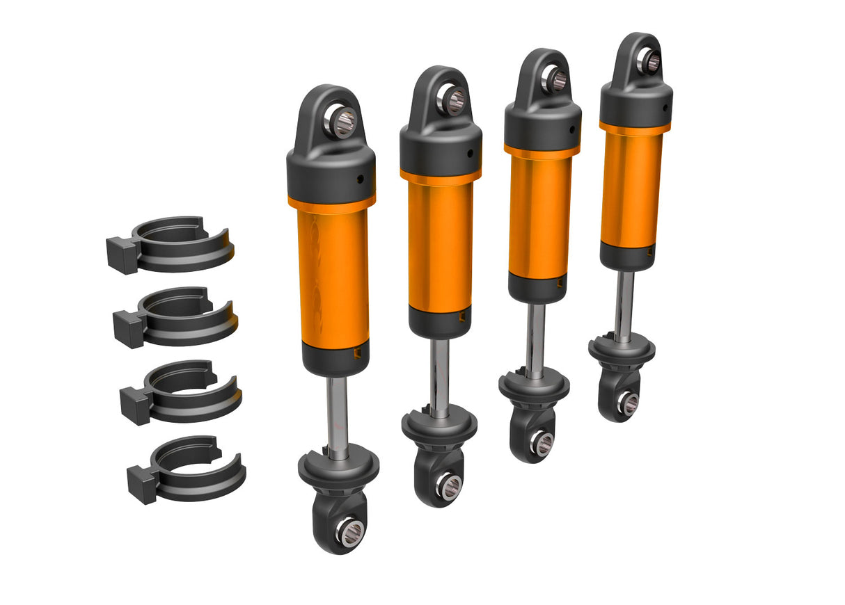Traxxas 9764-ORNG Shocks, GTM, 6061-T6 aluminum (orange-anodized) (fully assembled w/o Springs) (4) - TRA9764-ORNG