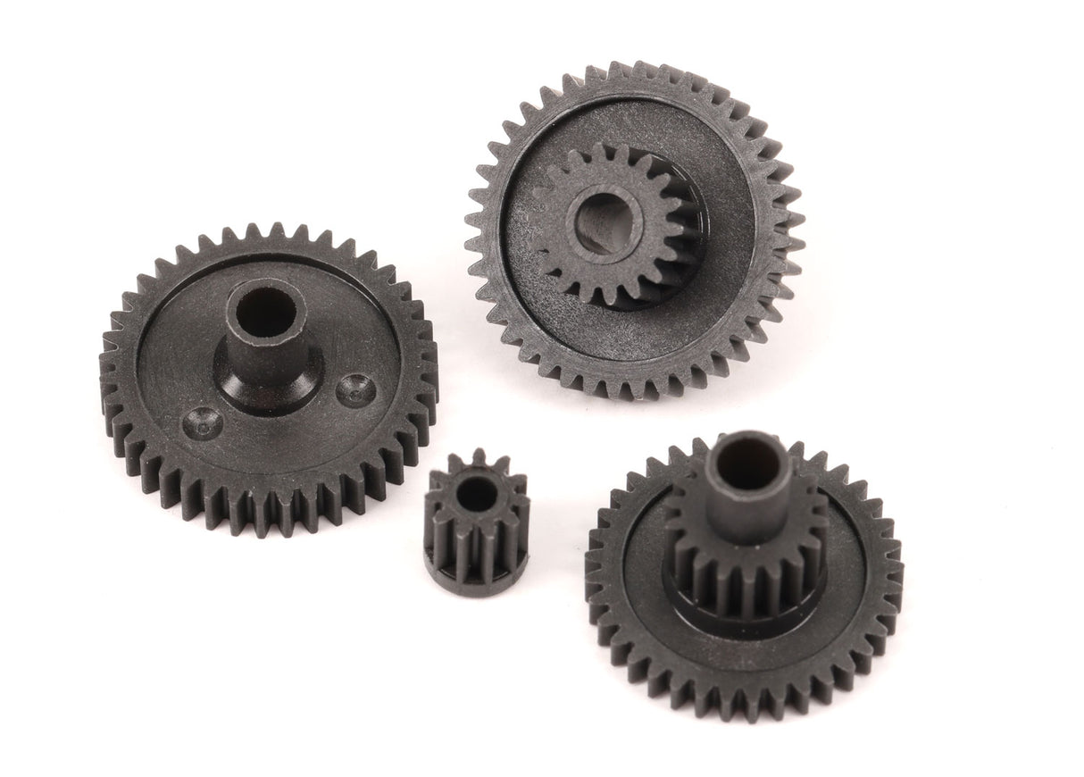 Traxxas 9776 Gear Set, transmission, high range (trail) (16.6:1 - Reduction ratio)/ pinion gear, 11-tooth - TRA9776