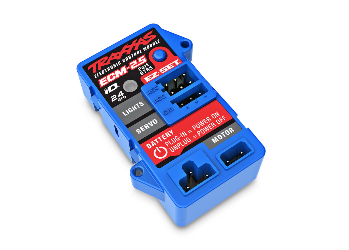 Traxxas 9785 ECM-2.5 Electronic Control Module, Waterproof (low voltage detection, fwd/rev/brake) - TRA9785