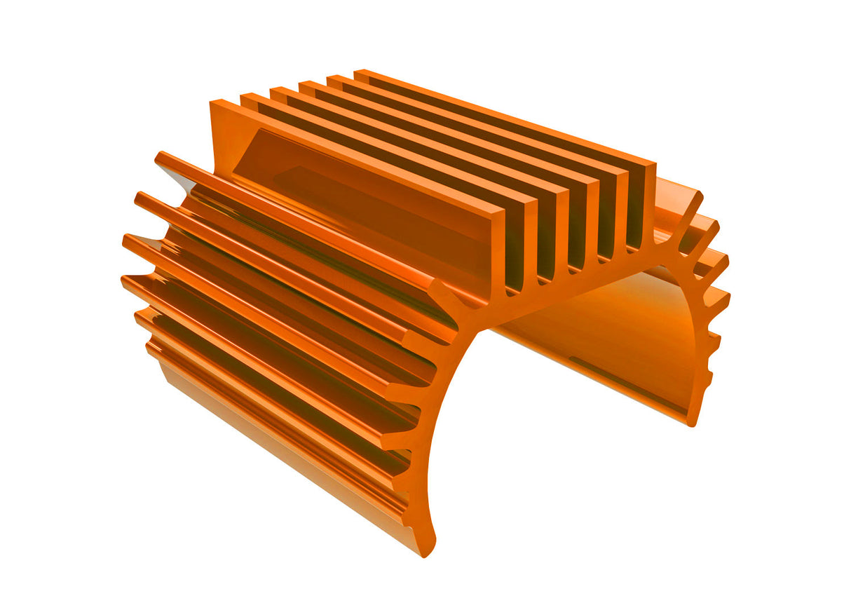 Traxxas 9793-ORNG Heat sink, Titan 87T Motor (6061-T6 aluminum, orange-anodized) - TRA9793-ORNG