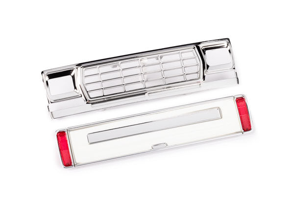 Traxxas 9819 Front grille/ tailgate panel (white)/ LED lenses (Rear, left & right) (fits #9812 Body)