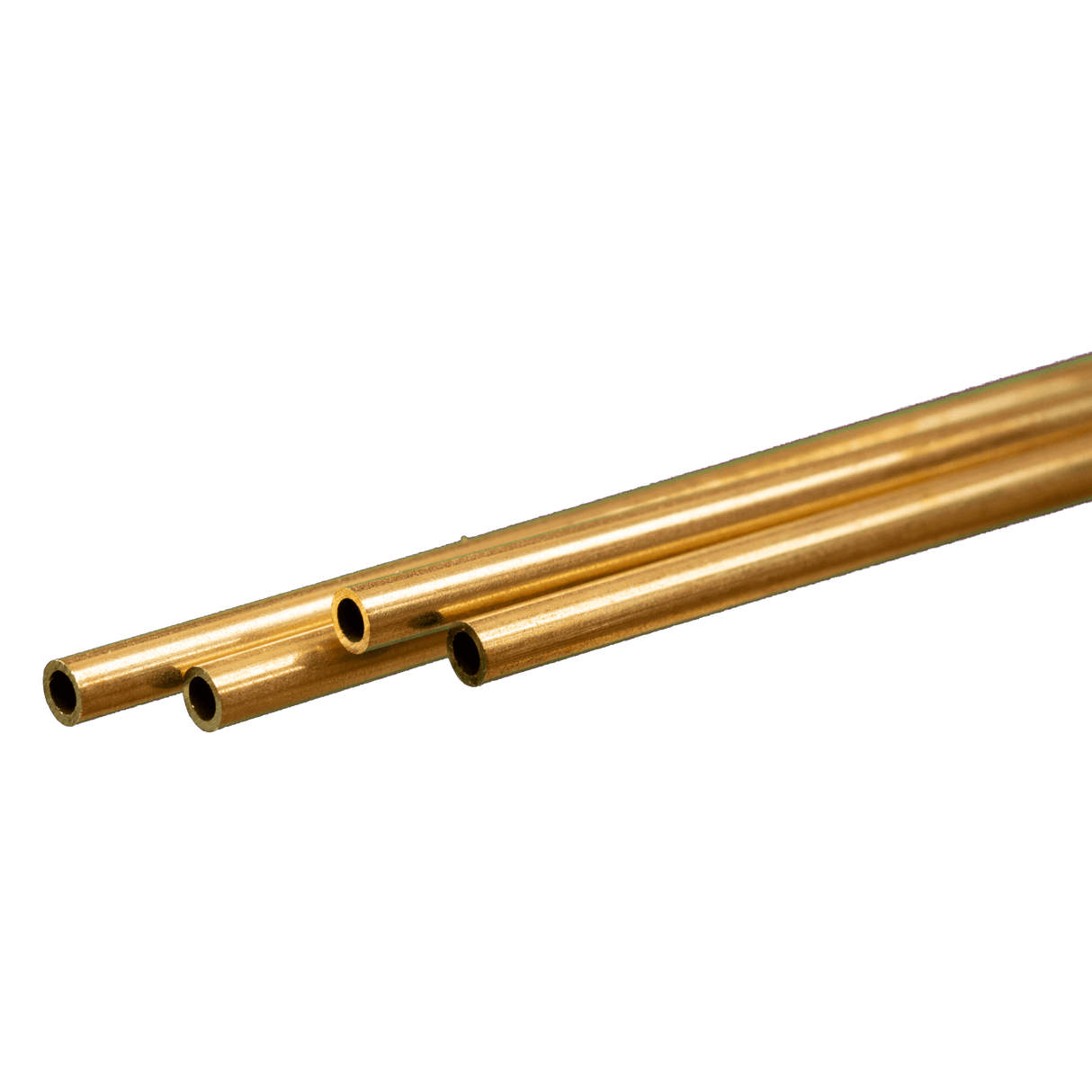 K&S Engineering Round Brass Tube, 3 mm x .45 mm (4) - KNS9821