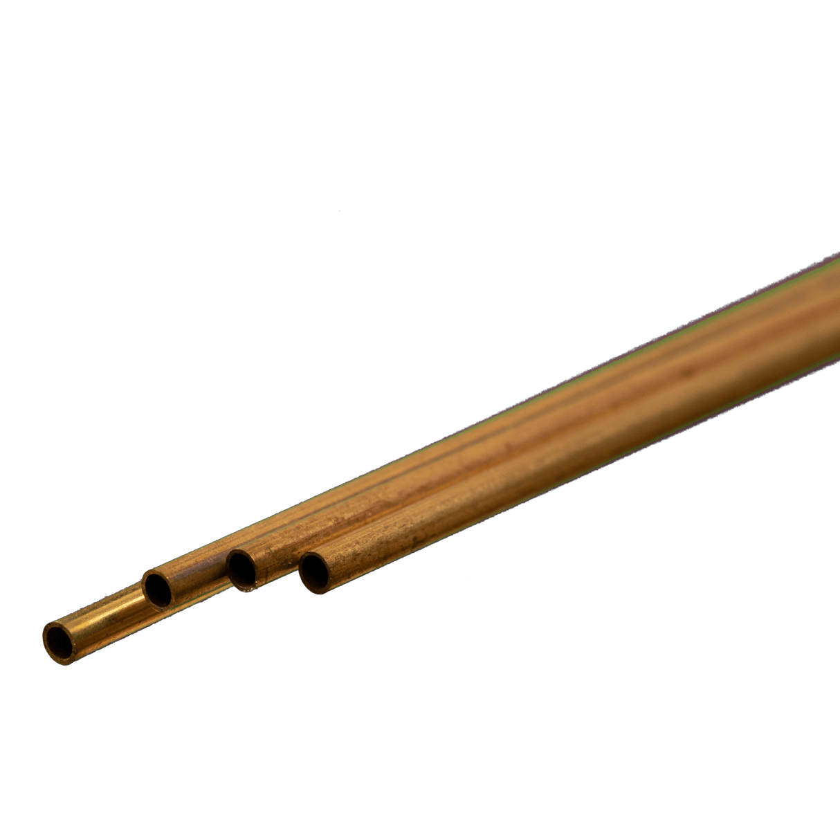 K&S Engineering 9832 Thin Brass Tube, 2 mm x .225 (4pk) - KNS9832