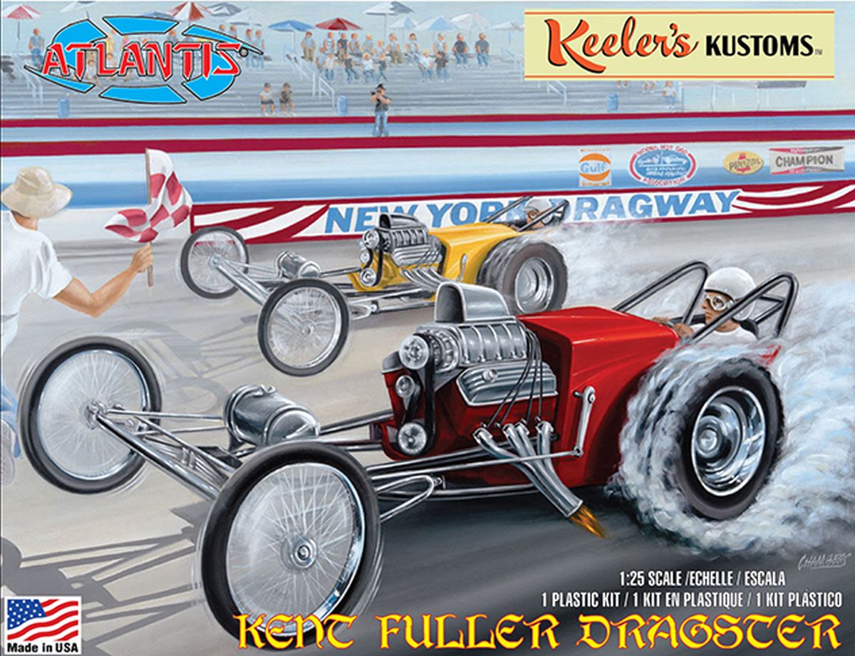 Atlantis Models Keelers Kustom's Kent Fuller Dragster - AAN13103
