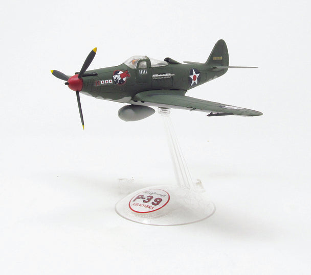 Atlantis Toy & Hobby 1/46 P-39 Airacobra Shark Mouth Plastic Model Airplane Kit with Swivel Stand - AANH222