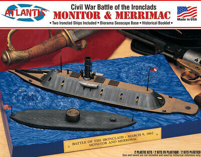Atlantis Toy & Hobby Monitor and Merrimack Civil War Set - AANL77257