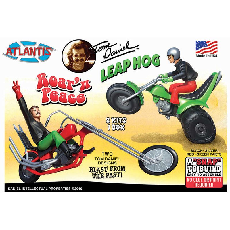 Atlantis Toy & Hobby Tom Daniel Leap Hog ATV Motorcycle Snap Model - AANM6600