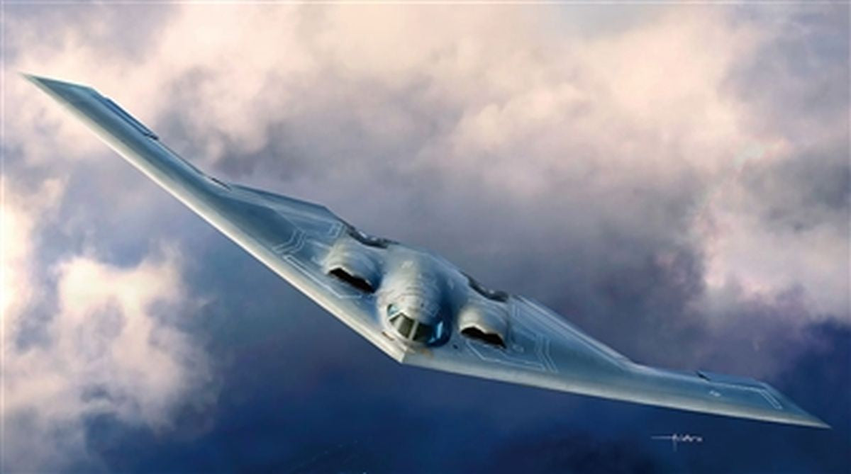 Academy B-2A Stealth Bomber Plastic Model Kit