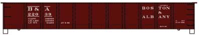 Accurail AAR 41' Steel Gondola - Kit -- Boston & Albany (Boxcar Red) - ACU3775