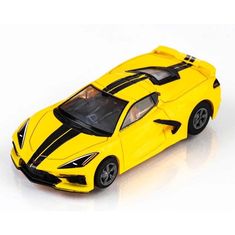 AFX Racing HO (1/64) Corvette C8 Accelerated Yellow - #22013