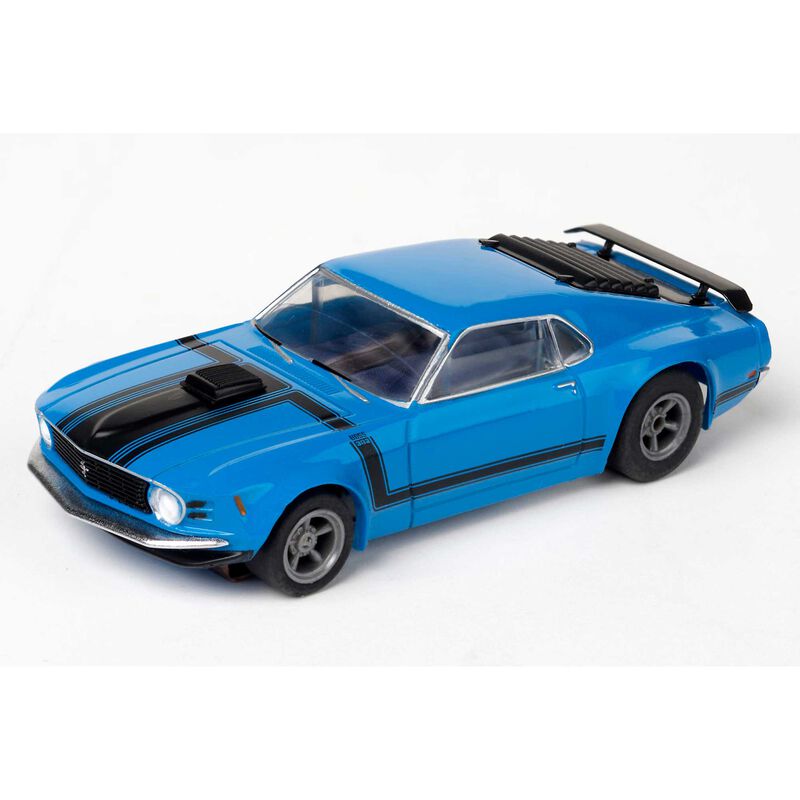 AFX Racing HO (1/64) Mustang - Boss 302 - Blue - #22026