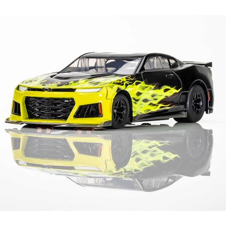 AFX Racing HO (1/64) Camaro ZL1 2021 - Wildfire Black/Lime #22060