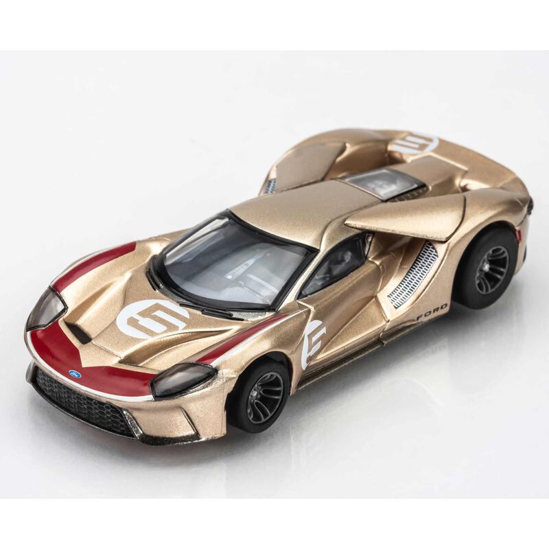 AFX Racing HO (1/64) Ford GT Heritage #5 Gold - #22061