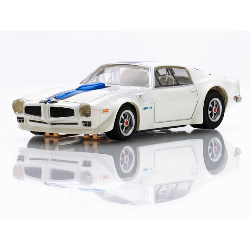 AFX Racing 22096 HO (1/64) Firebird TransAm 1970 White/Blue Slot Car