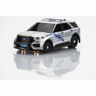 AFX HO Police Inteceptor w/ Flashing LED Lights Slot Car