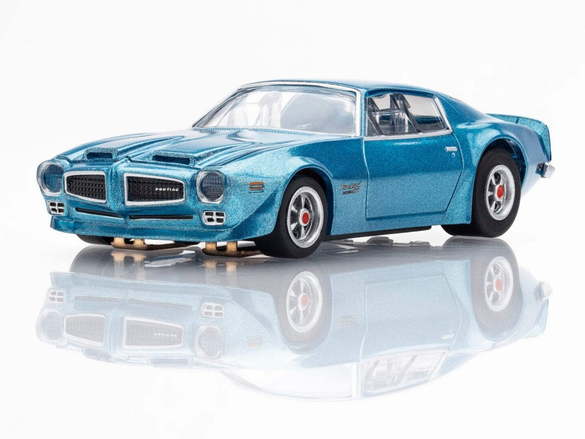AFX Racing HO (1/64) Firebird Formula 44 - 1970 Atoll Blue Metallic Slot Car #22123