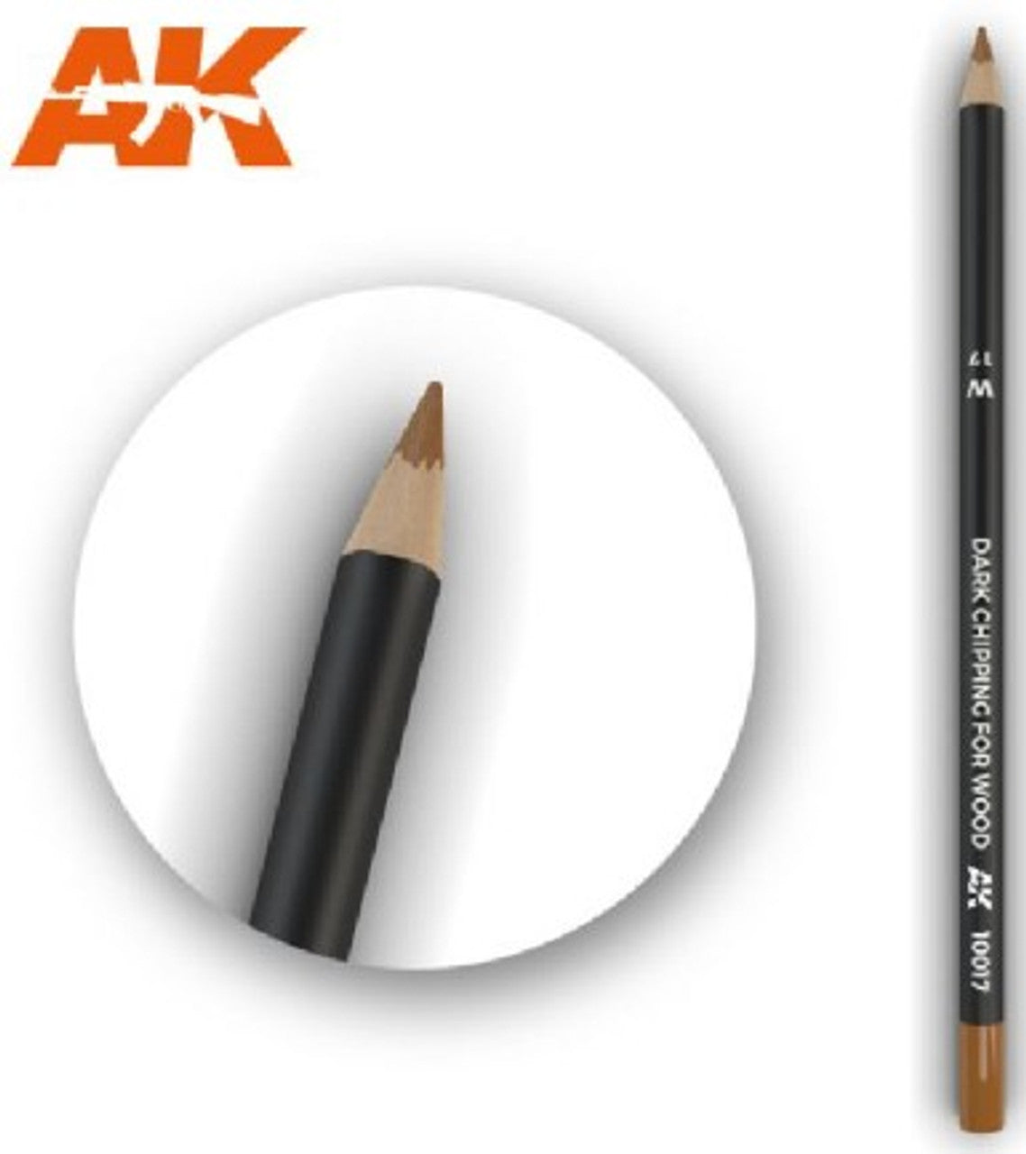 AK Interactive Weathering Pencils: Dark Chipping for Wood - AKI10017