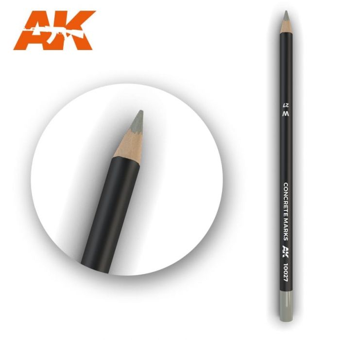 AK Interactive Weathering Pencils: Concrete Marks - AKI10027