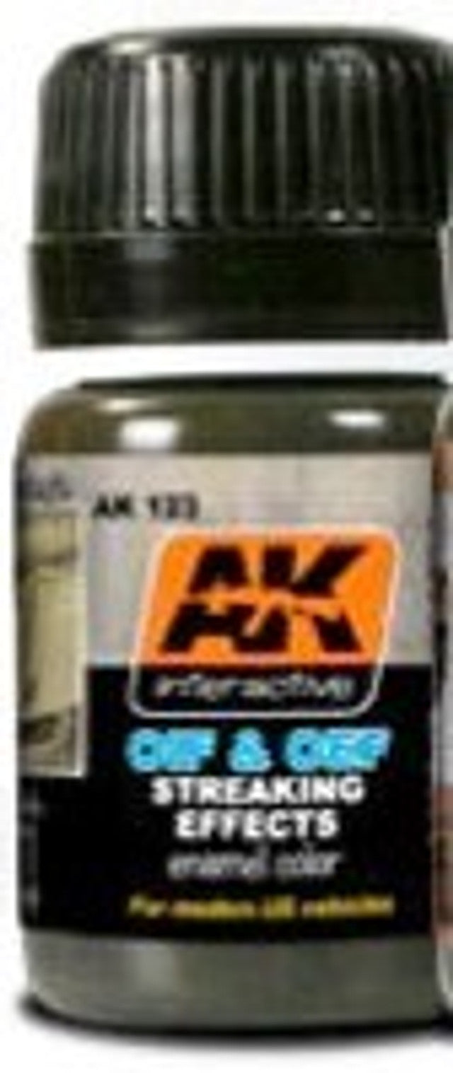 AK Interactive OIF & OEF US Modern Vehicles Streaking Effects Enamel Paint 35ml Bottle - AKI123