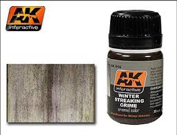 AK Interactive Winter Streaking Grime Enamel Paint 35ml Bottle - AKI14