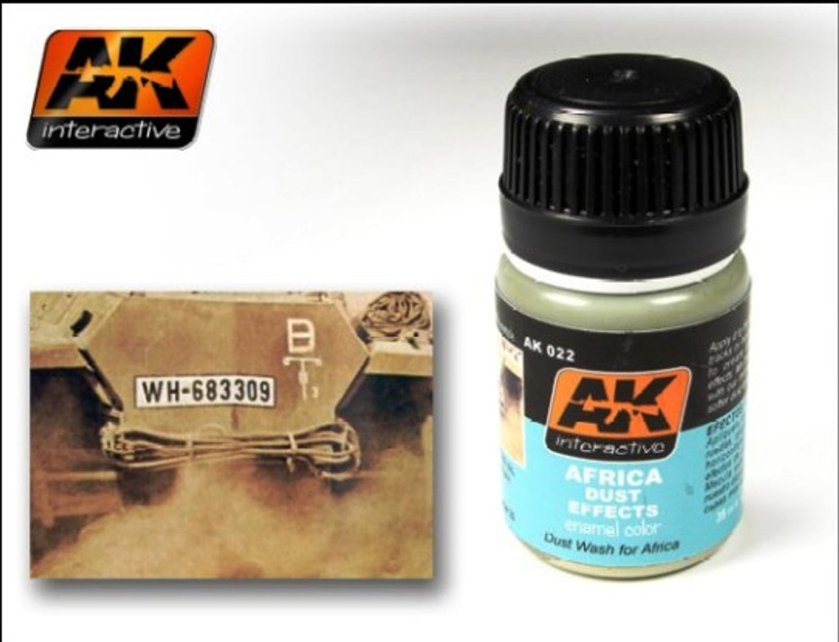 AK Interactive Africa Dust Effects Enamel Paint 35ml Bottle - AKI22