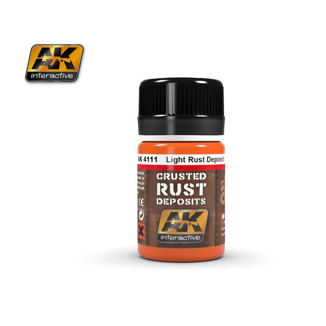 AK Interactive Light Rust Crusted Deposits Enamel Paint 35ml Bottle - AKI4111