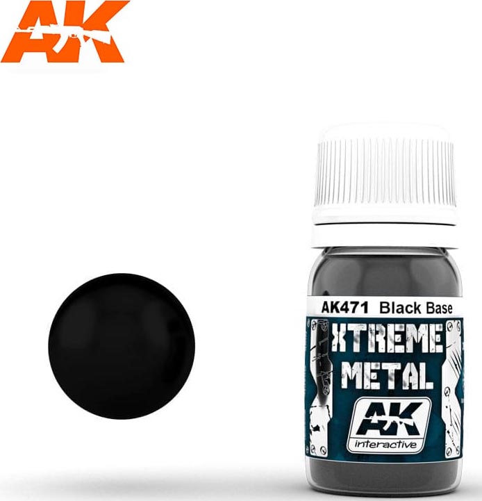 AK Interactive Xtreme Metal Black Base 30ml Bottle - AKI471