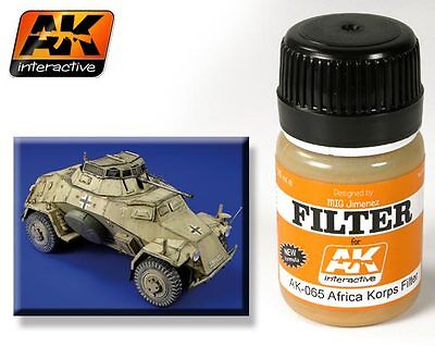 AK Interactive Afrika Korps Filter Enamel Paint 35ml Bottle - AKI65