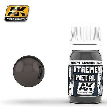 AK Interactive Xtreme Metal Smoke Metallic Paint 30ml Bottle - AKI671