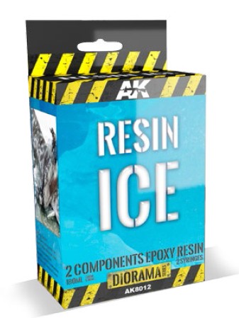 AK Interactive Diorama Series: Resin Ice Effect 2-Components Epoxy 150ml - AKI8012