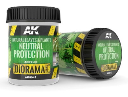 AK Interactive Diorama Series: Natural Leaves & Plants Neutral Protection Acrylic 250ml Bottle - AKI8042
