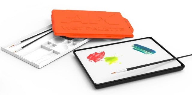 Wet Palette Container w/Storage Tray, Sponges & Papers AK Interactive