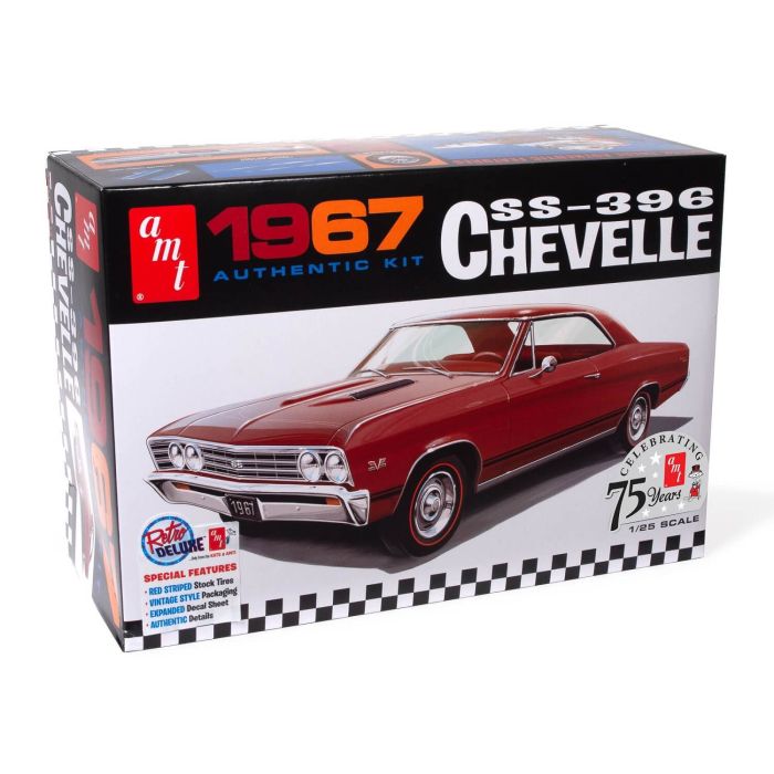 AMT 1967 Chevrolet Chevelle SS396 1:25 Scale Model Kit - AMT1388
