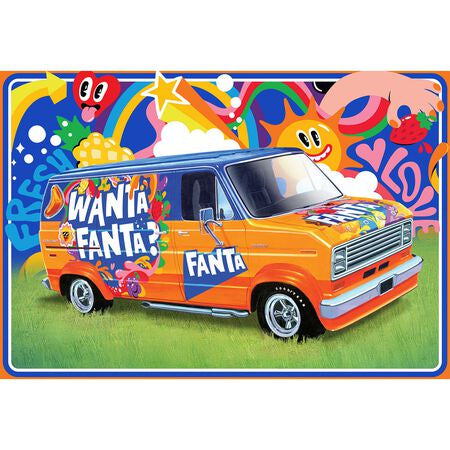 AMT 1977 Ford Custom Van Fanta Plastic Model Kit