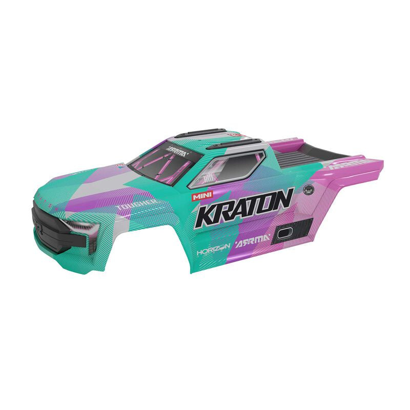 Arrma ARA-2654 Mini KRATON Body (Teal/Pink)