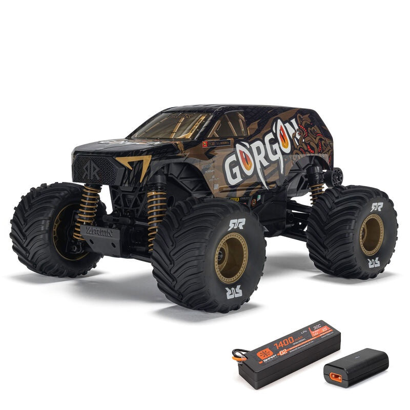 Arrma 1/16 GORGON GROM 4X4 RTR Brushed Monster Truck (Battery & Charger Included), Bronze