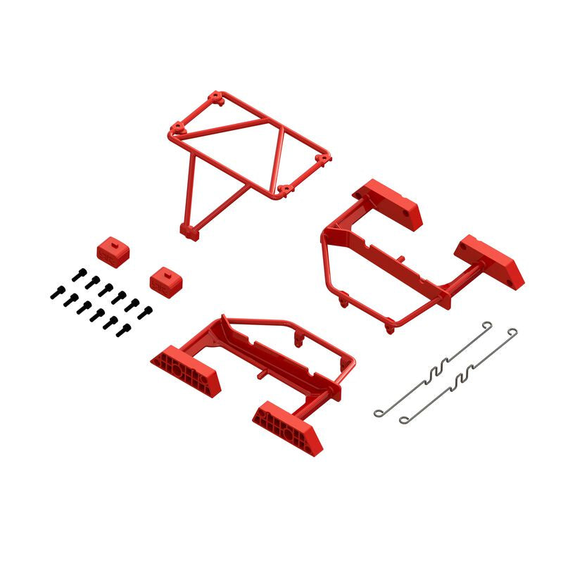 Arrma ARA320820 Desert Truck Body Roll Cage Set (Red) - GROM