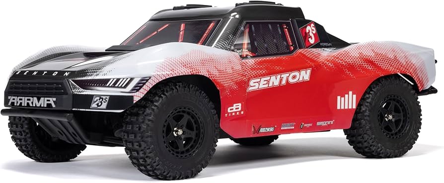 Arrma 1/10 SENTON 4X4 223S BLX BRUSHLESS SHORT COURSE TRUCK RTR WITH DSC, RED