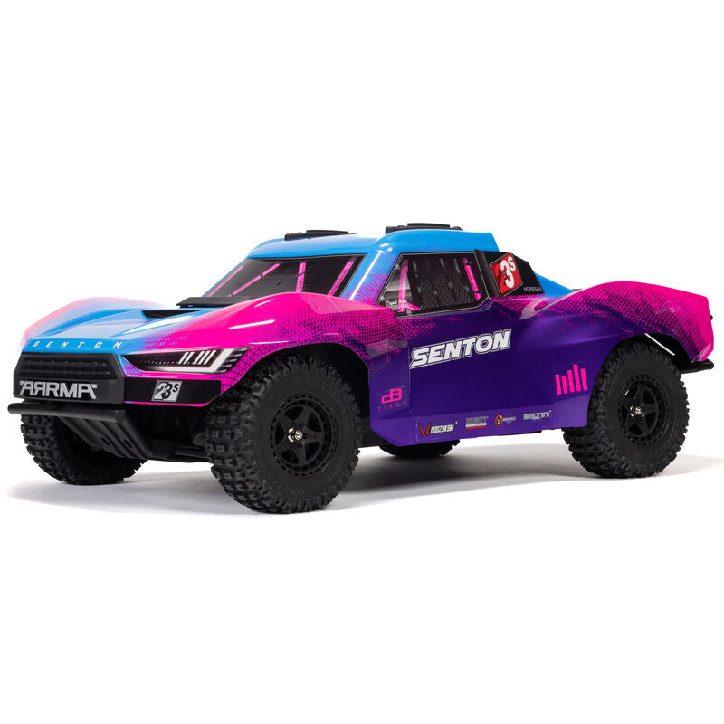 Arrma 1/10 SENTON 4X4 223S BLX BRUSHLESS SHORT COURSE TRUCK RTR WITH DSC, BLUE