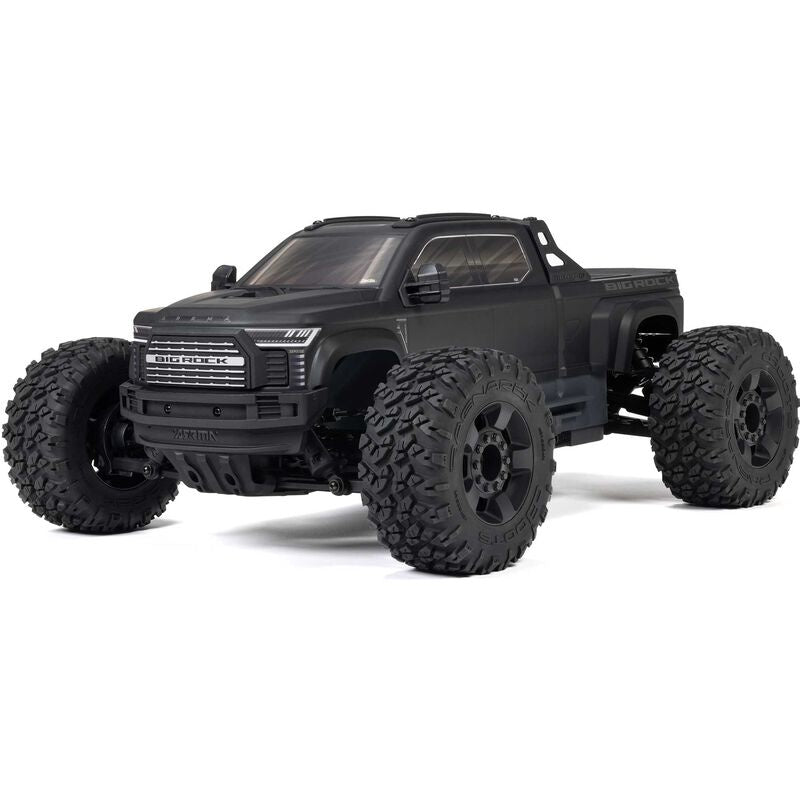 Arrma 1/10 BIG ROCK 4X4 223S BLX BRUSHLESS STREET TRUCK RTR WITH DSC, (Black)